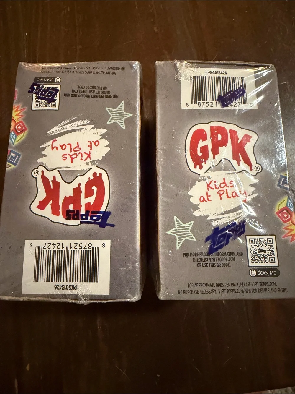 (2) Factory Sealed Topp Garbage Pail Kids Boxes - Each with (10) Packs in Box